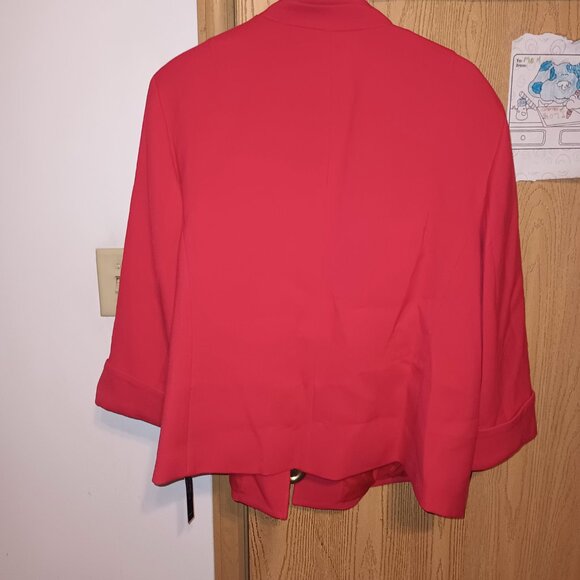 NEW Tahari Arthur S. Levine Women’s Red Jacket Size 22W - Picture 5 of 10